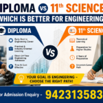 डिप्लोमा (10 वी नंतर) की 11 वी सायन्स: इंजिनिअरिंगसाठी कोणता पर्याय अधिक योग्य?
